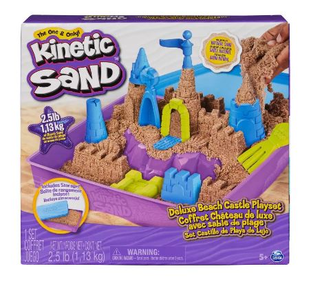 KINETIC SAND - DELUXE BEACH CASTLE PLAYSET - Toyworld Frankston