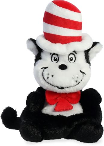 PALM PALS - DR SEUSS CAT IN THE HAT 5" PLUSH - Toyworld Frankston