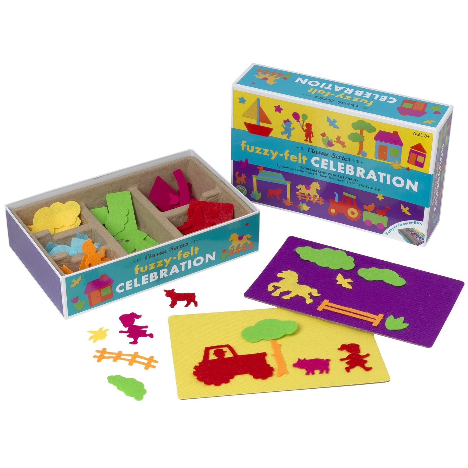PETERKIN FUZZY FELT CLASSIC CELEBRATION FELT ART COLLECTION - Toyworld Frankston