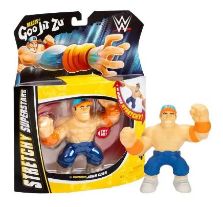 HEROES OF GOO JIT ZU WWE STRECHY SUPERSTARS JOHN CENA - Toyworld Frankston