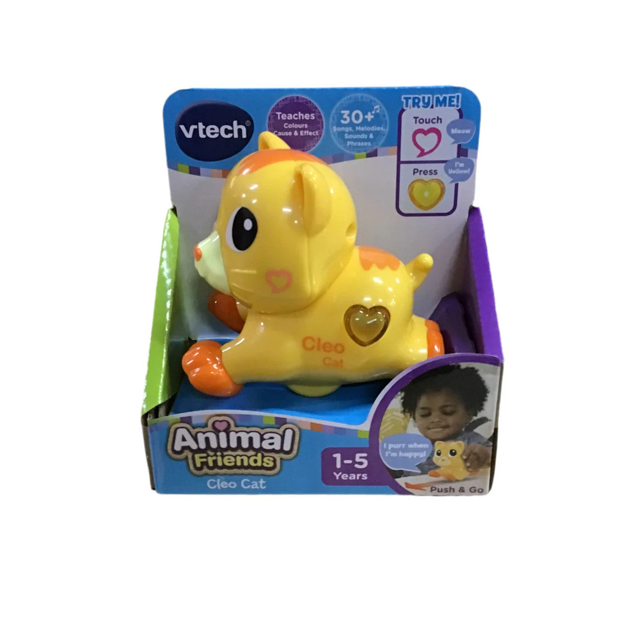 VTECH PUSH AND GO ANIMAL FRIENDS - CLEO CAT
