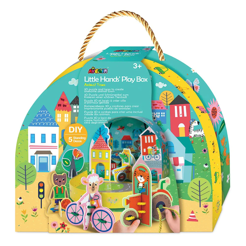 AVENIR - LITTLE HANDS' PLAY BOX - ANIMAL TOWN - Toyworld Frankston