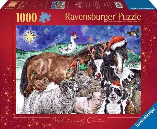 RAVENSBURGER CHRISTMAS FARM 1000P