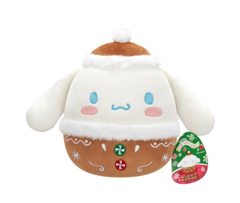 SQUISHMALLOWS - HELLO KITTY AND FRIENDS ASSORT B - CINNAMOROLL GINGERBREAD - Toyworld Frankston
