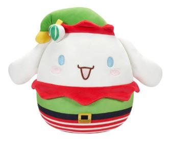SQUISHMALLOWS - HELLO KITTY AND FRIENDS 10 INCH PLUSH - CHRISTMAS CINNAMOROLL - Toyworld Frankston