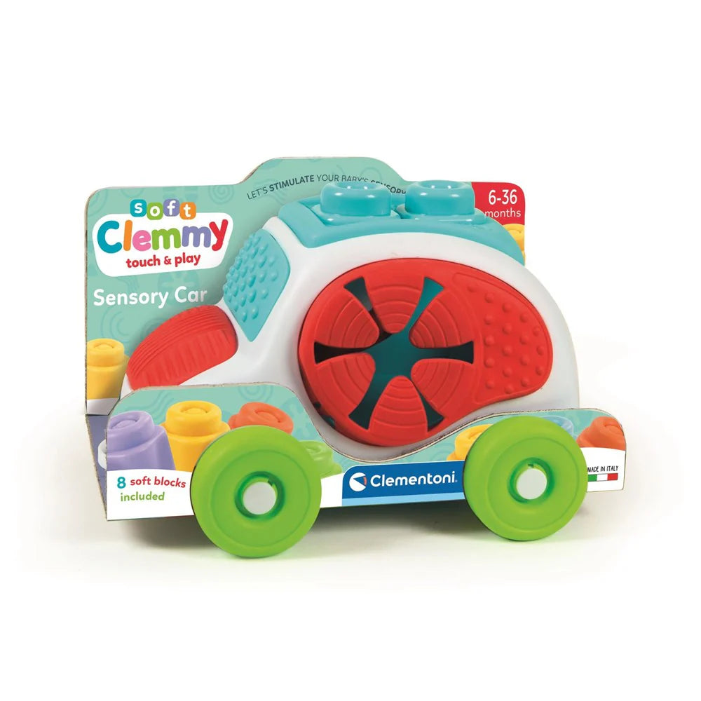CLEMENTONI SOFT CLEMMY - SENSORY CAR - Toyworld Frankston