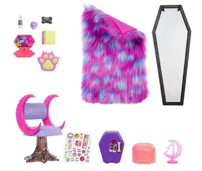 MONSTER HIGH - SKULL MATES SECRETS - BEDROOM CLAWDEEN