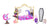 MONSTER HIGH - SKULL MATES SECRETS - BEDROOM CLAWDEEN