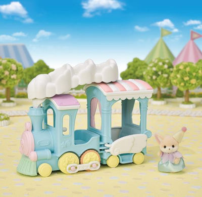 SYLVANIAN FAMILIES - FLOATING CLOUD RAINBOW TRAIN PLAYSET - Toyworld Frankston