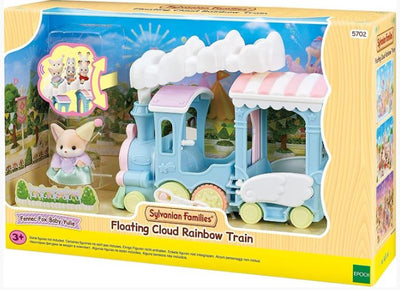 SYLVANIAN FAMILIES - FLOATING CLOUD RAINBOW TRAIN PLAYSET - Toyworld Frankston