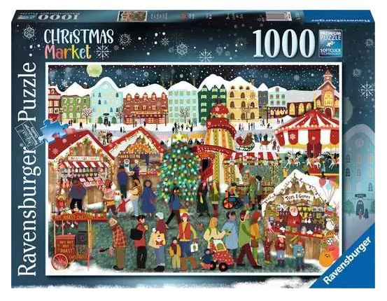 RAVENSBURGER 175468 CHRISTMAS MARKET 1000 PIECE PUZZLE - Toyworld Frankston