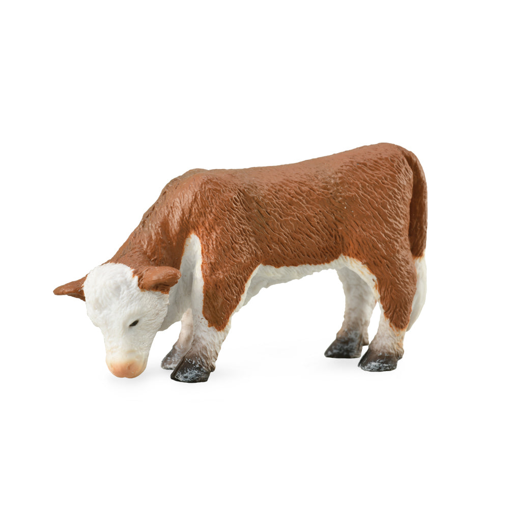 COLLECTA - HEREFORD CALF GRAZING (S) - Toyworld Frankston