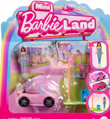 MINI BARBIE LAND - BARBIE COLOUR CHANGE CONVERTIBLE - Toyworld Frankston