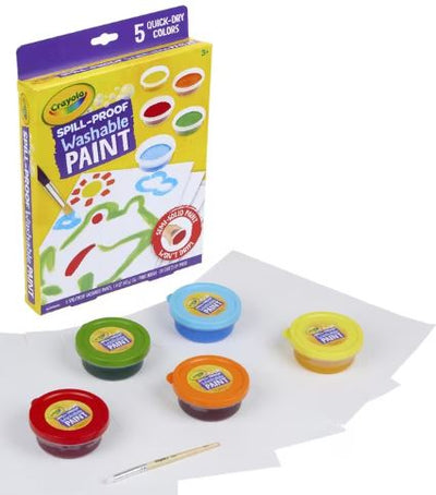 CRAYOLA SPILL PROOF WASHABLE PAINT - Toyworld Frankston