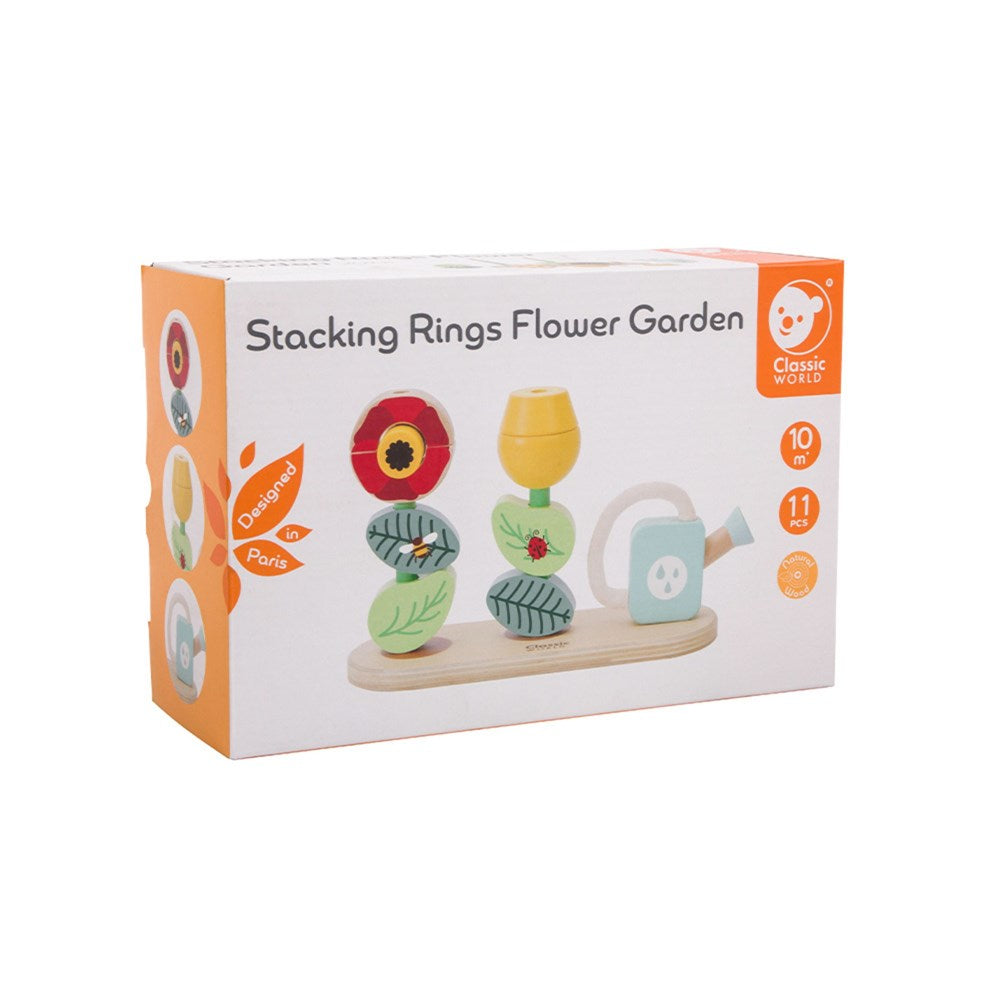 CLASSIC WOOD - STACKING RINGS FLOWER GARDEN