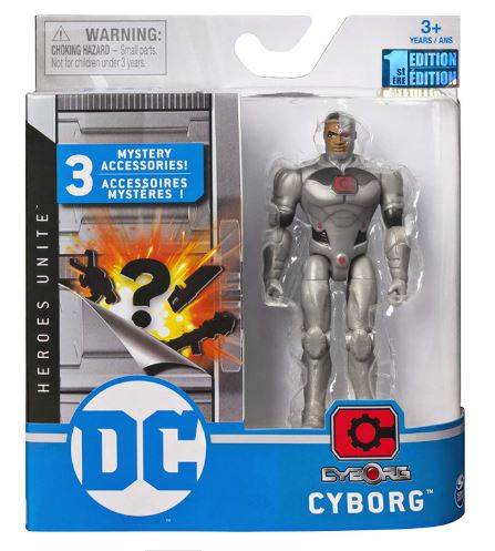 DC BASIC 4IN FIGURE CYBORG - Toyworld Frankston