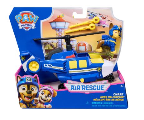 PAW PATROL AIR RESCUE - CHASE HERO HELICOPTER - Toyworld Frankston