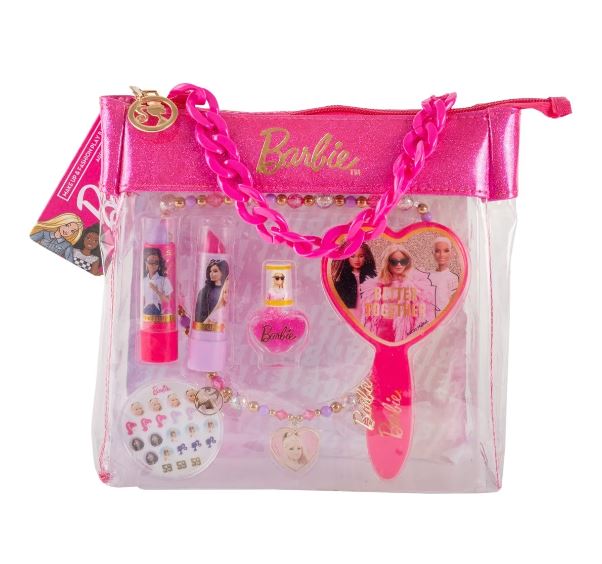 BARBIE COSMETIC FASHION BAG - Toyworld Frankston