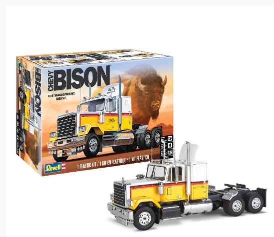 REVELL 1:32 CHEVY BISON SEMI TRUCK MODEL KIT - Toyworld Frankston