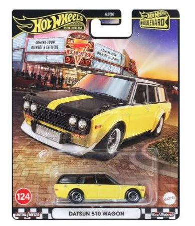 HOT WHEELS BOULEVARD 124 - DATSUN 510 WAGON - Toyworld Frankston
