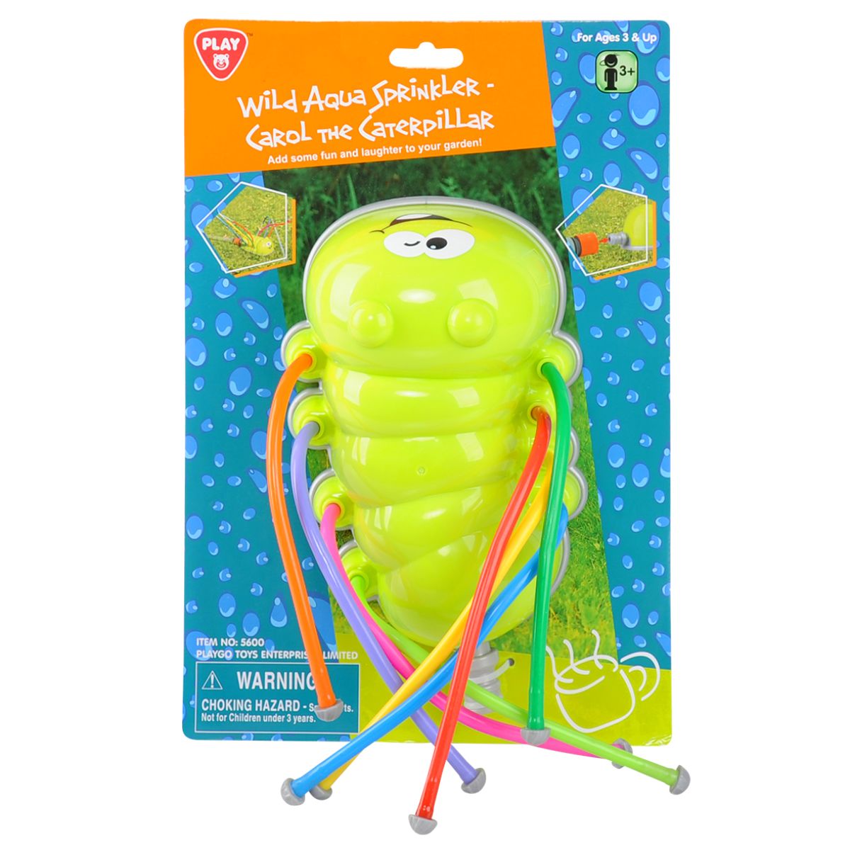 PLAYGO CAROL THE CATERPILLAR SPRINKLER - Toyworld Frankston