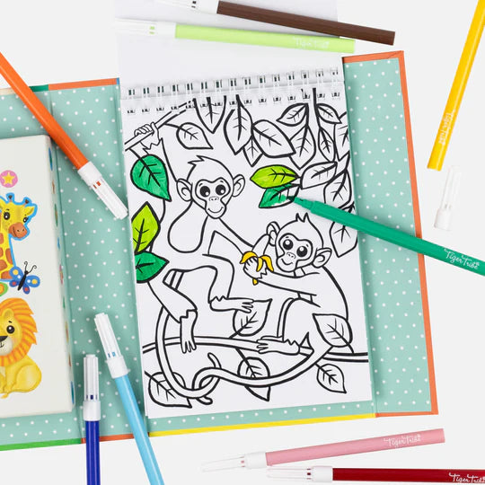 TIGER TRIBE COLOURING SET - ZOO - Toyworld Frankston