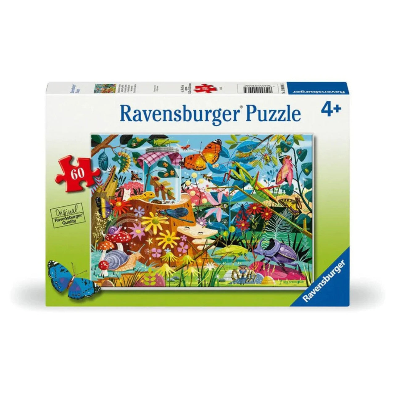 RAVENSBURGER - BACKYARD BUG WORLD 60 PIECE PUZZLE - Toyworld Frankston