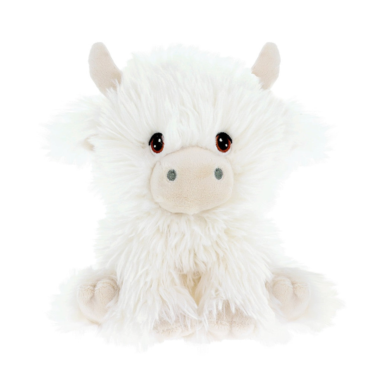 KEELECO 18CM CREAM SHAGGY COW