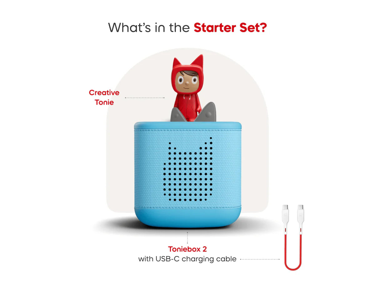 TONIES - TONIEBOX 2 SKY BLUE STARTER SET CREATIVE TONIE