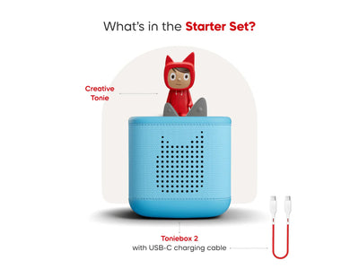 TONIES - TONIEBOX 2 SKY BLUE STARTER SET CREATIVE TONIE