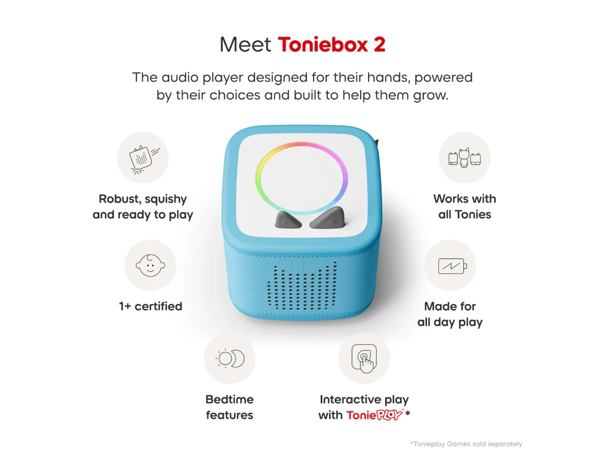 TONIES - TONIEBOX 2 SKY BLUE STARTER SET CREATIVE TONIE