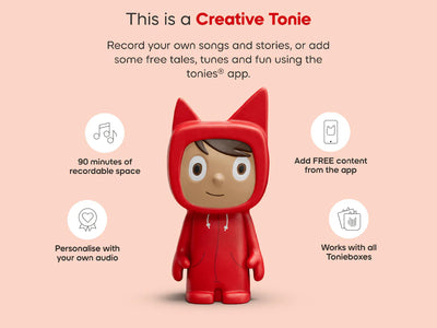 TONIES - TONIEBOX 2 SUNSET RED STARTER SET CREATIVE TONIE RUBIE - Toyworld Frankston