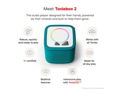 TONIES - TONIEBOX 2 TROPICAL TEAL STARTER SET CREATIVE TONIE