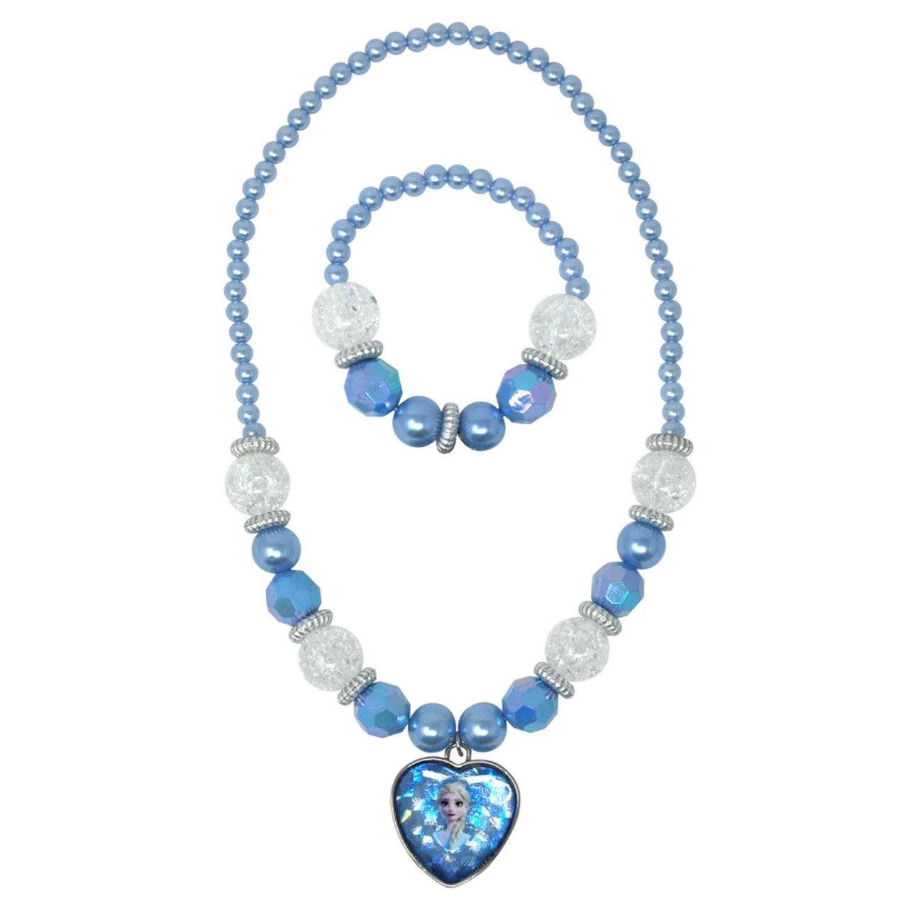 PINK POPPY - DISNEY FROZEN ELSA DESTINY NECKLACE & BRACELET SET - Toyworld Frankston