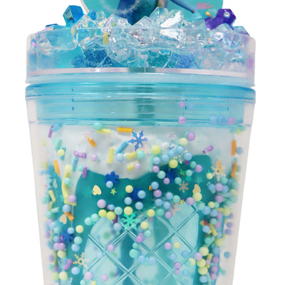 PINK POPPY FROZEN DRINK CUP BLUE - Toyworld Frankston