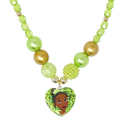 PINK POPPY - DISNEY PRINCESS TIANA PENDANT STRETCH NECKLACE & BRACELET SET