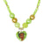 PINK POPPY - DISNEY PRINCESS TIANA PENDANT STRETCH NECKLACE & BRACELET SET