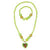 PINK POPPY - DISNEY PRINCESS TIANA PENDANT STRETCH NECKLACE & BRACELET SET