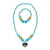 PINK POPPY- DISNEY PRINCESS JASMINE PENDANT STRETCH BEADED NECKLACE & BRACELET SET