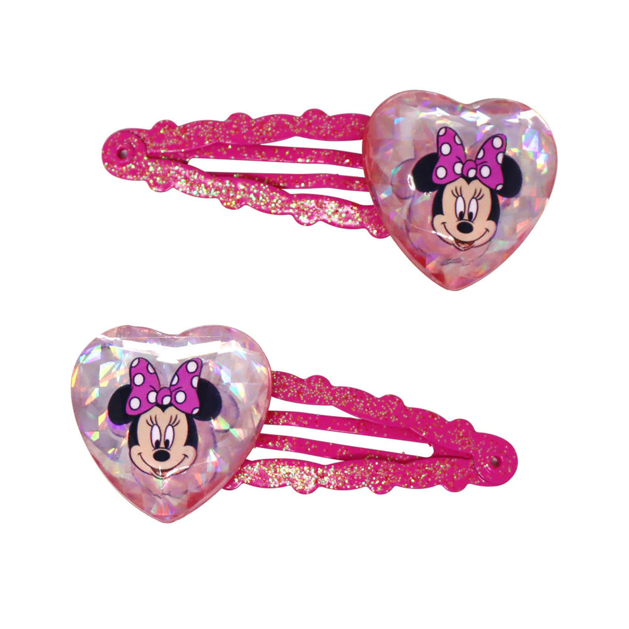 MINNIE MOUSE HEART GEM SNAP CLIPS - Toyworld Frankston