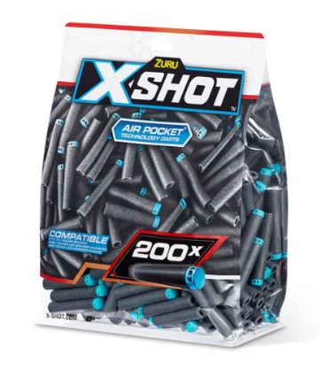 ZURU XSHOTS EXCEL DARTS REFILL PACK (200 DARTS) - Toyworld Frankston