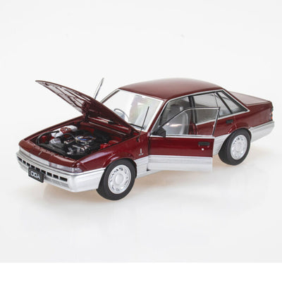 DDA 1:24 HOLDEN VL CALAIS  - RED/SILVER