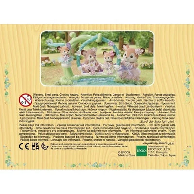 SYLVANIAN FAMILIES - DEER BABIES - FLORAL SWING SET - Toyworld Frankston