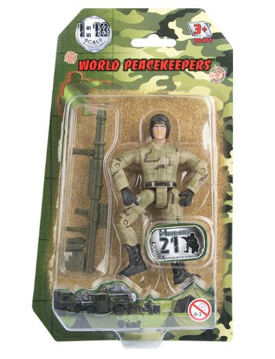 WORLD PEACEKEEPER 1:18 SCALE FIGURE DELTA FORCE. ASSORTMENT WITH ACCESSORIES - Toyworld Frankston