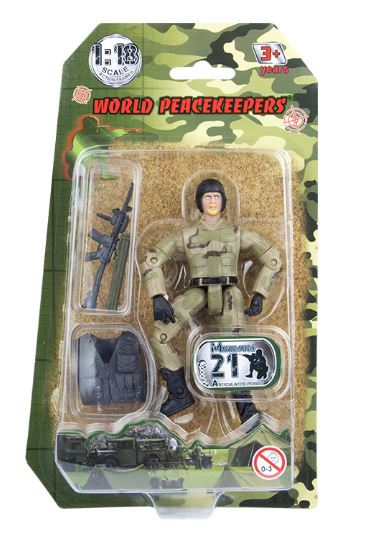 WORLD PEACEKEEPER 1:18 SCALE FIGURE DELTA FORCE. ASSORTMENT WITH ACCESSORIES - Toyworld Frankston
