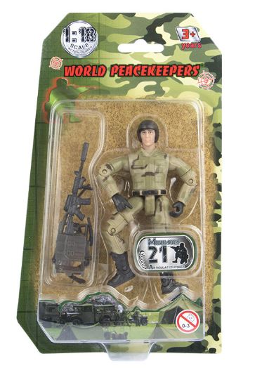 WORLD PEACEKEEPER 1:18 SCALE FIGURE DELTA FORCE. ASSORTMENT WITH ACCESSORIES - Toyworld Frankston