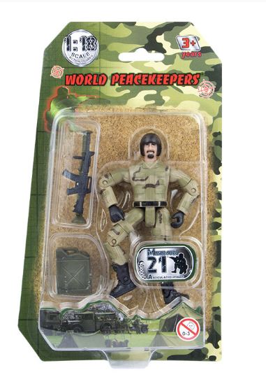 WORLD PEACEKEEPER 1:18 SCALE FIGURE DELTA FORCE. ASSORTMENT WITH ACCESSORIES - Toyworld Frankston