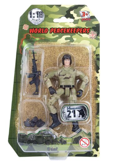 WORLD PEACEKEEPER 1:18 SCALE FIGURE DELTA FORCE. ASSORTMENT WITH ACCESSORIES - Toyworld Frankston