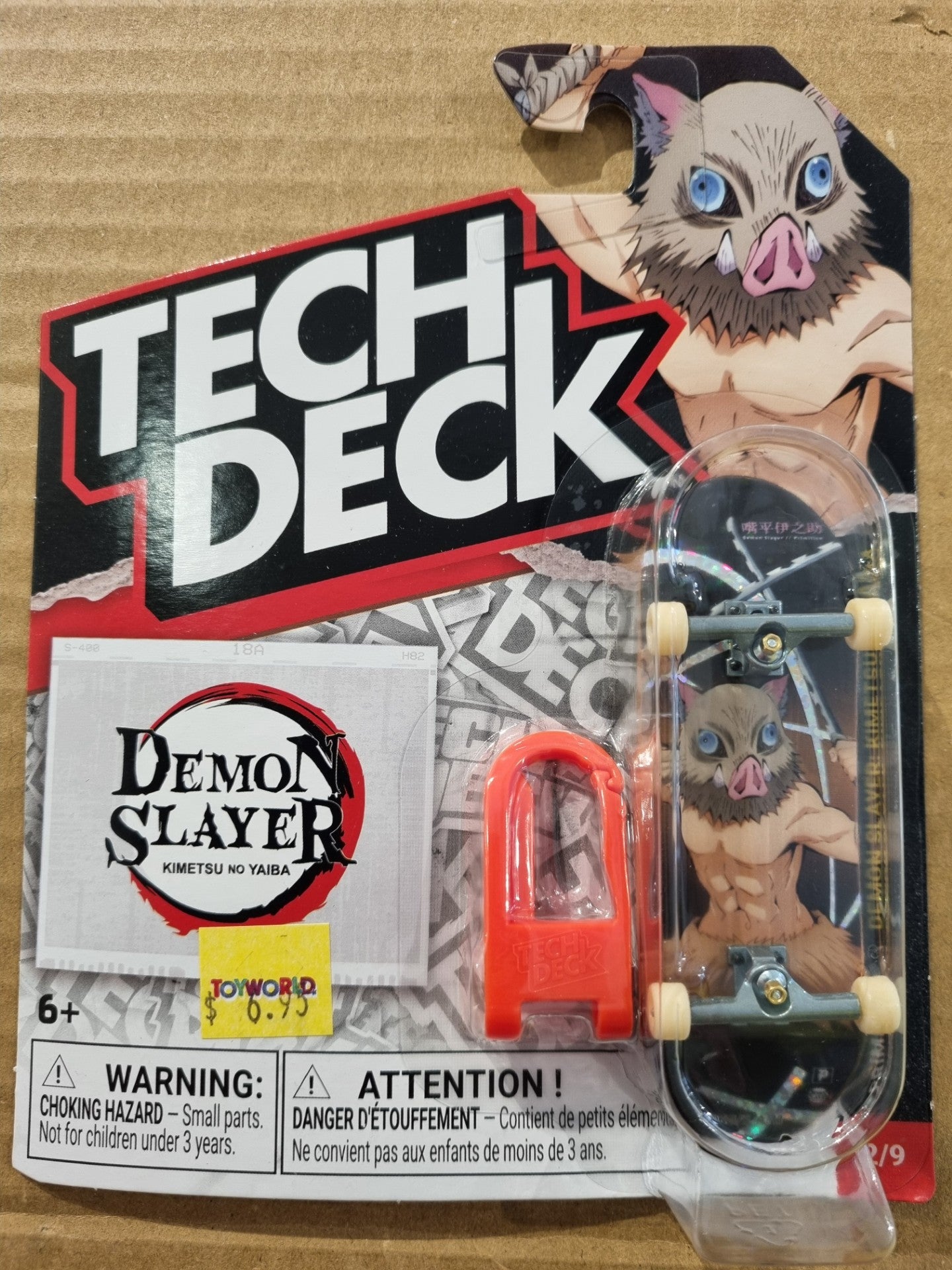 TECH DECK 96MM FINGERBOARD PRIMITIVE DEMON SLAYER - KIM 2/9