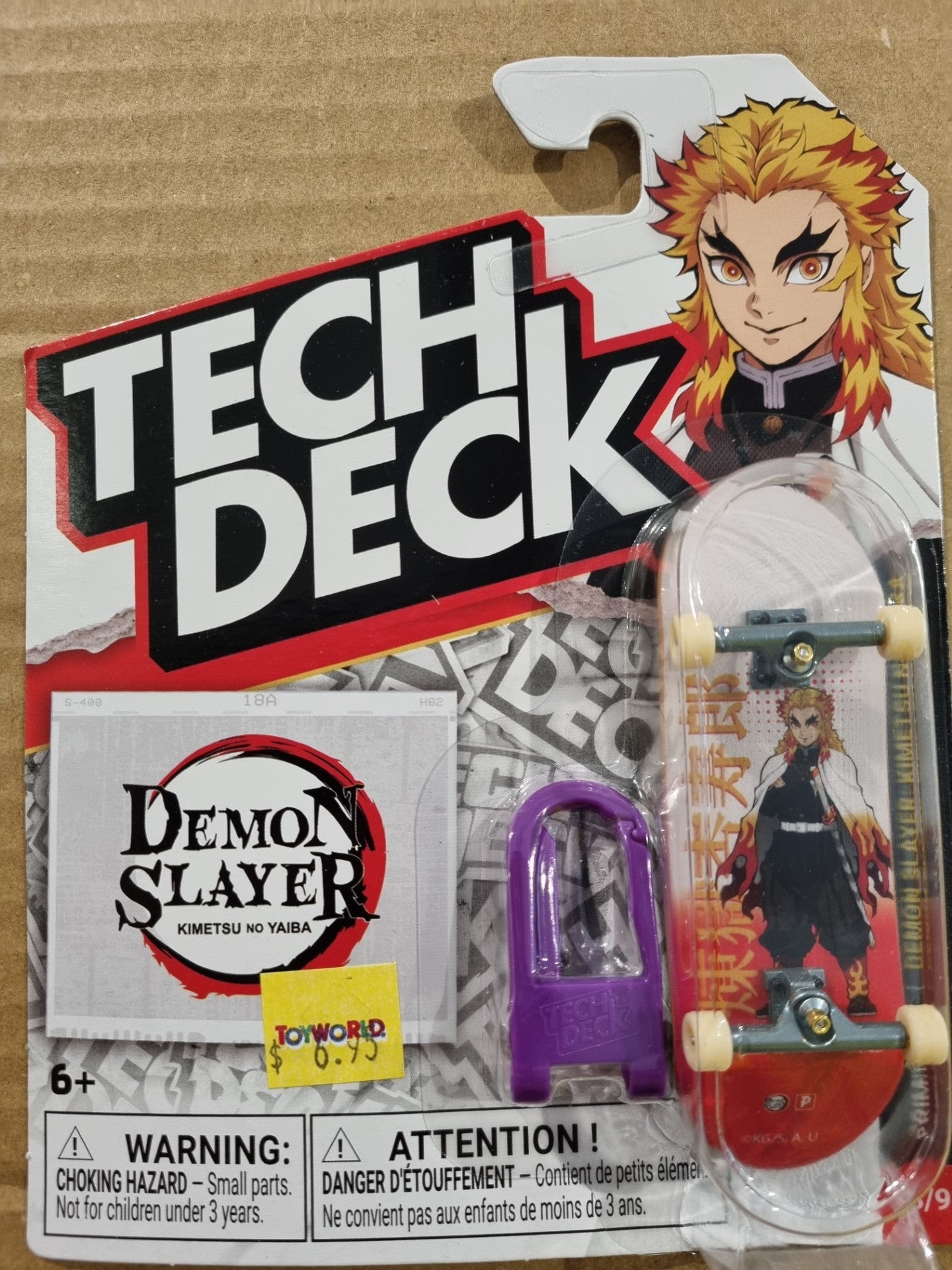 TECH DECK 96MM FINGERBOARD PRIMITIVE DEMON SLAYER - KIM 3/9